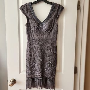 Sue Wong dress, grey color, size 2